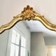 Miroir baroque cadre bois doré 52x74cm