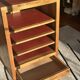 TV unit / storage unit in walnut and tadelakt