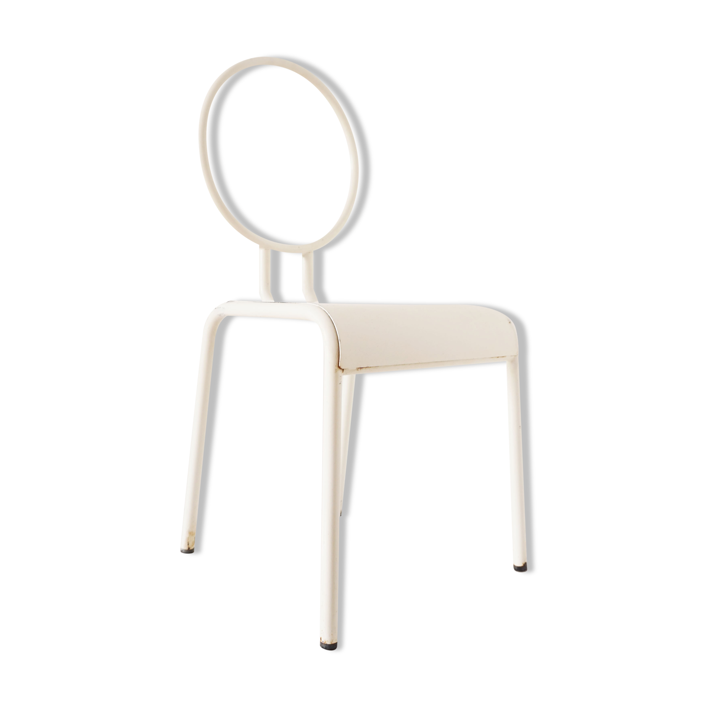 Vintage white metal children's chair