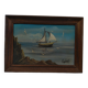 Sailboat and flight of seagulls. Yvon Pauluzzi.