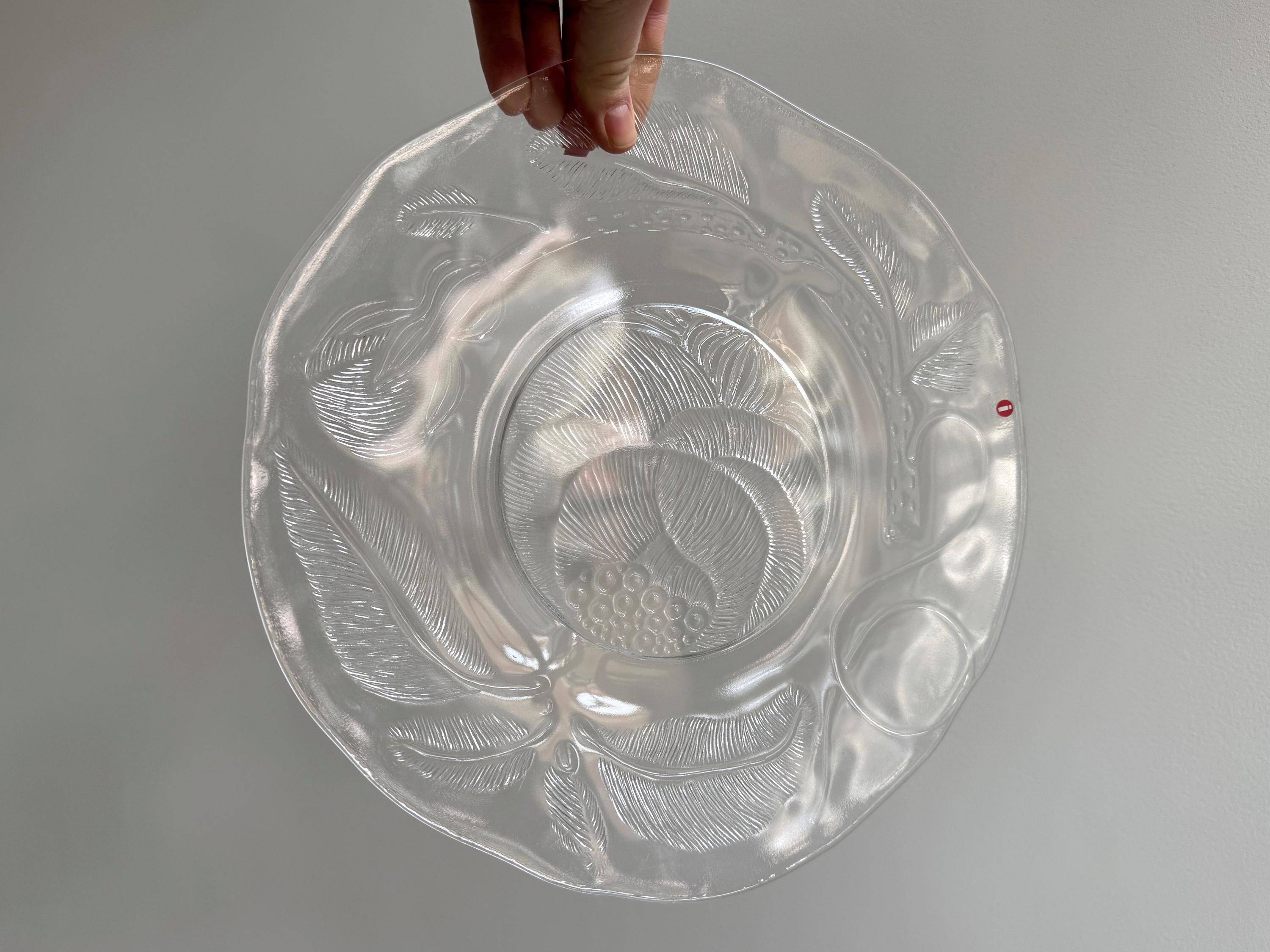 Vintage large Oiva Toikka for Iittala Pioni dish