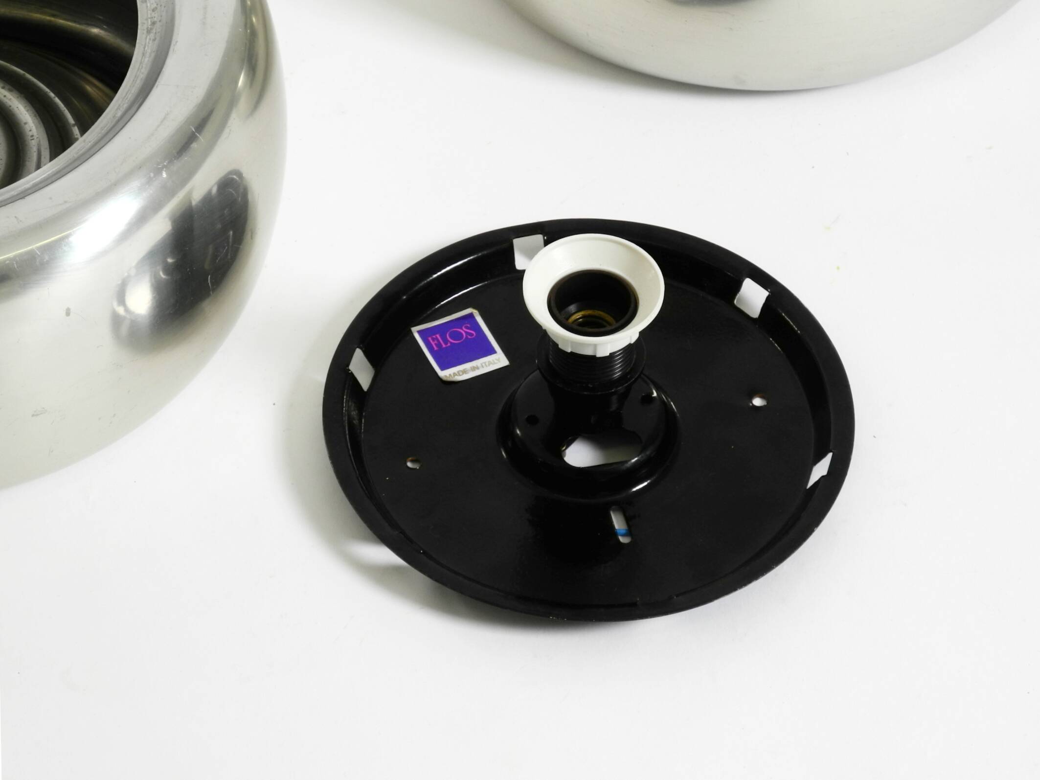 Set of two Padina Wall Lamps by Castiglioni for Flos, Italy, Circa 1970