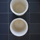 Pair of 2 apothecary jars / pharmacy - saint clement faience