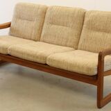 Holstebro deense vintage teak bank 'Karstoff'