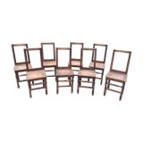 Lot de 8 chaises anciennes Lorraine