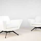 Studio Tecnico APA, Pair of Armchairs Model M530 for Lenzi. Italy C.1950
