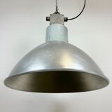 Industrial aluminium pendant light from Elektrosvit, 1960s