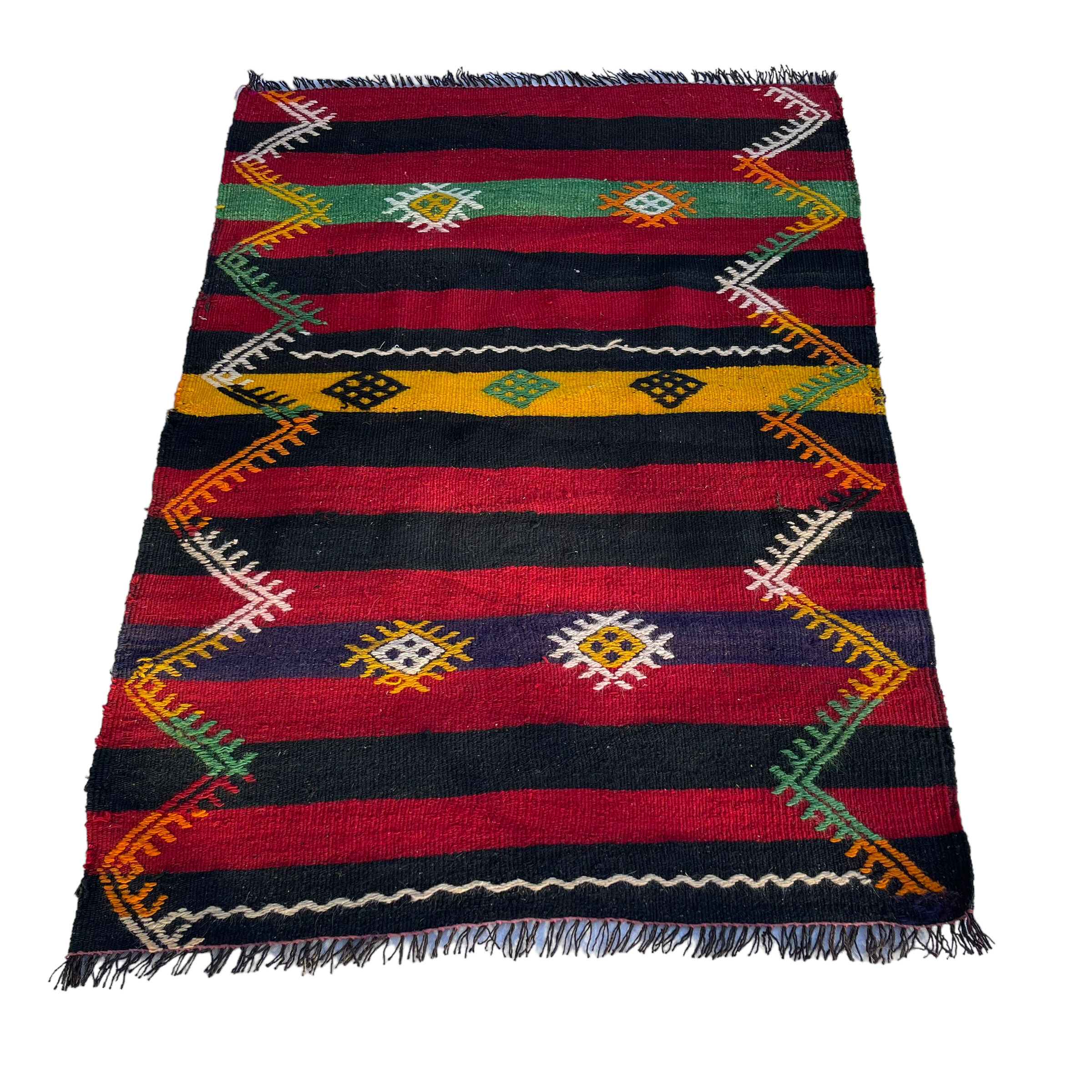 Vintage Turkish Kilim Rug , 137 x 100 cm