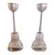 Paire de suspensions en verre Holophane 1950