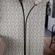 Lampadaire tripode métallique des années 50