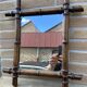 small vintage mirror mirror Faux bamboo French Mirror 1920s