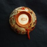 Tasse à thé en porcelaine motif japonais diam  9,5 cm