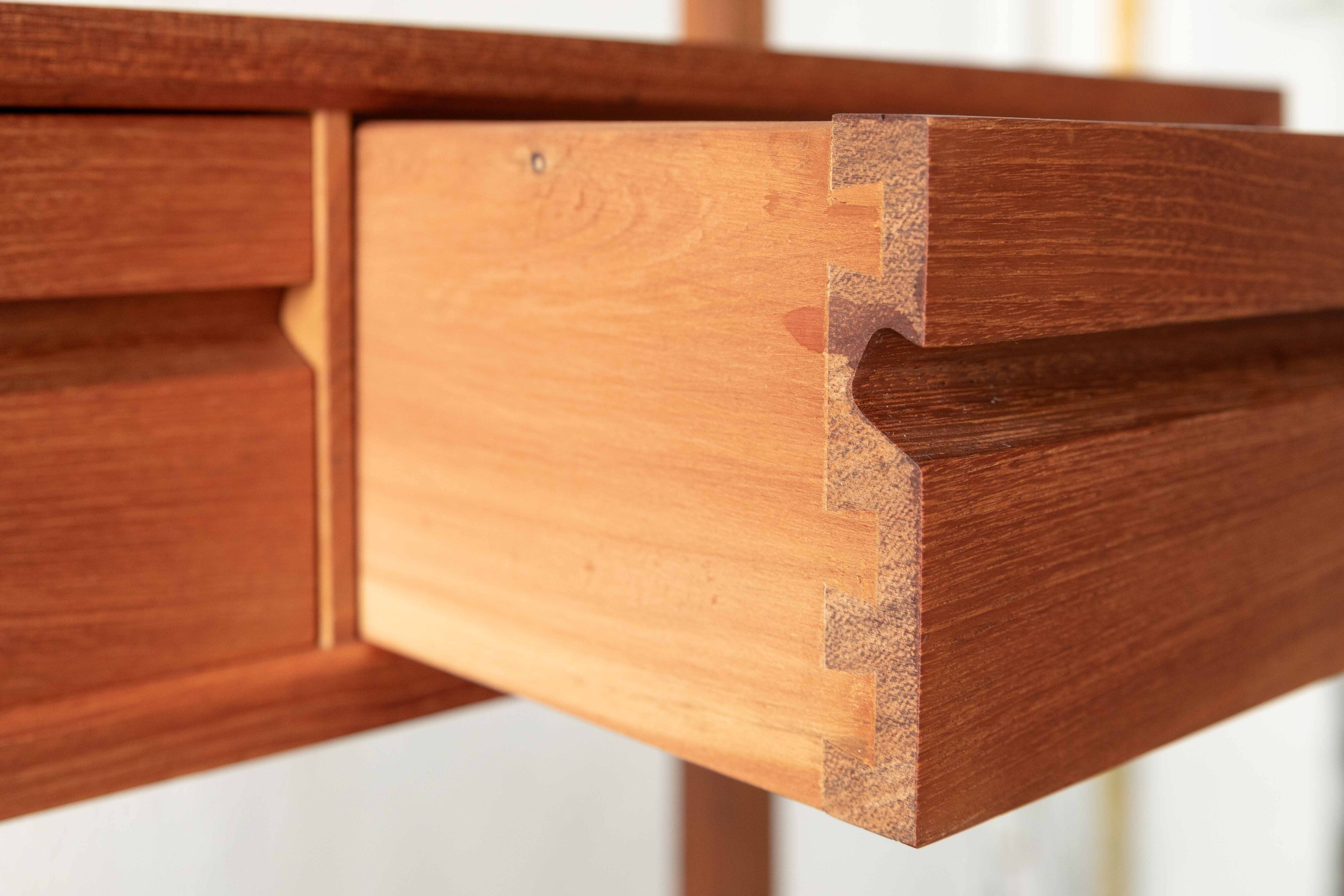 Freestanding wall unit by P. Cadovius, Denmark, 1960's