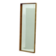 Large Scandinavian Rectangular Rosewood Mirror 1960s