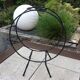Black wrought iron plant holder 60
