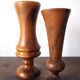Wooden vase