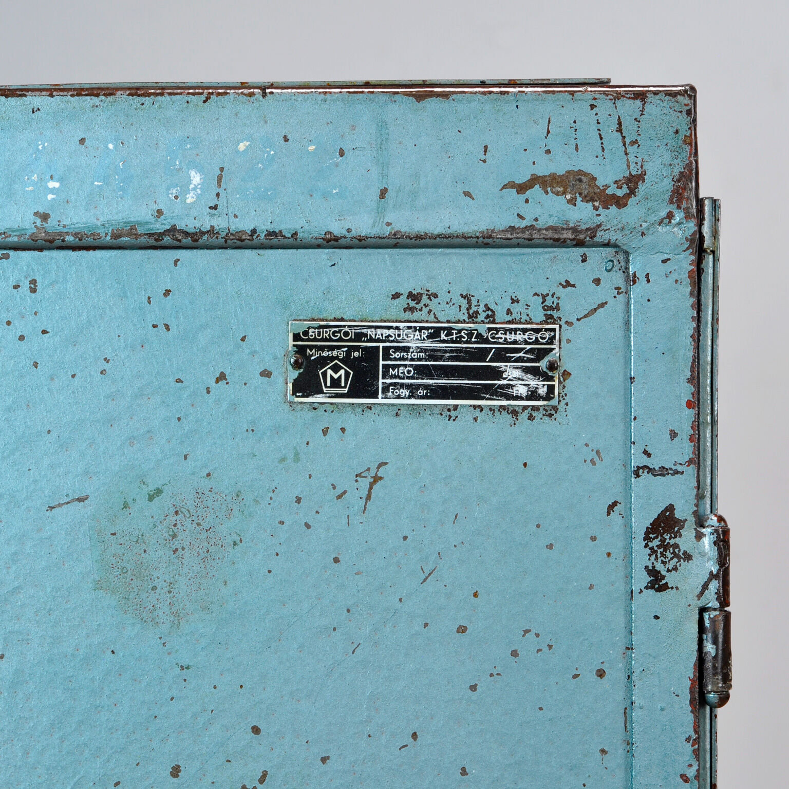 Industrial Iron Cabinet, 1960s