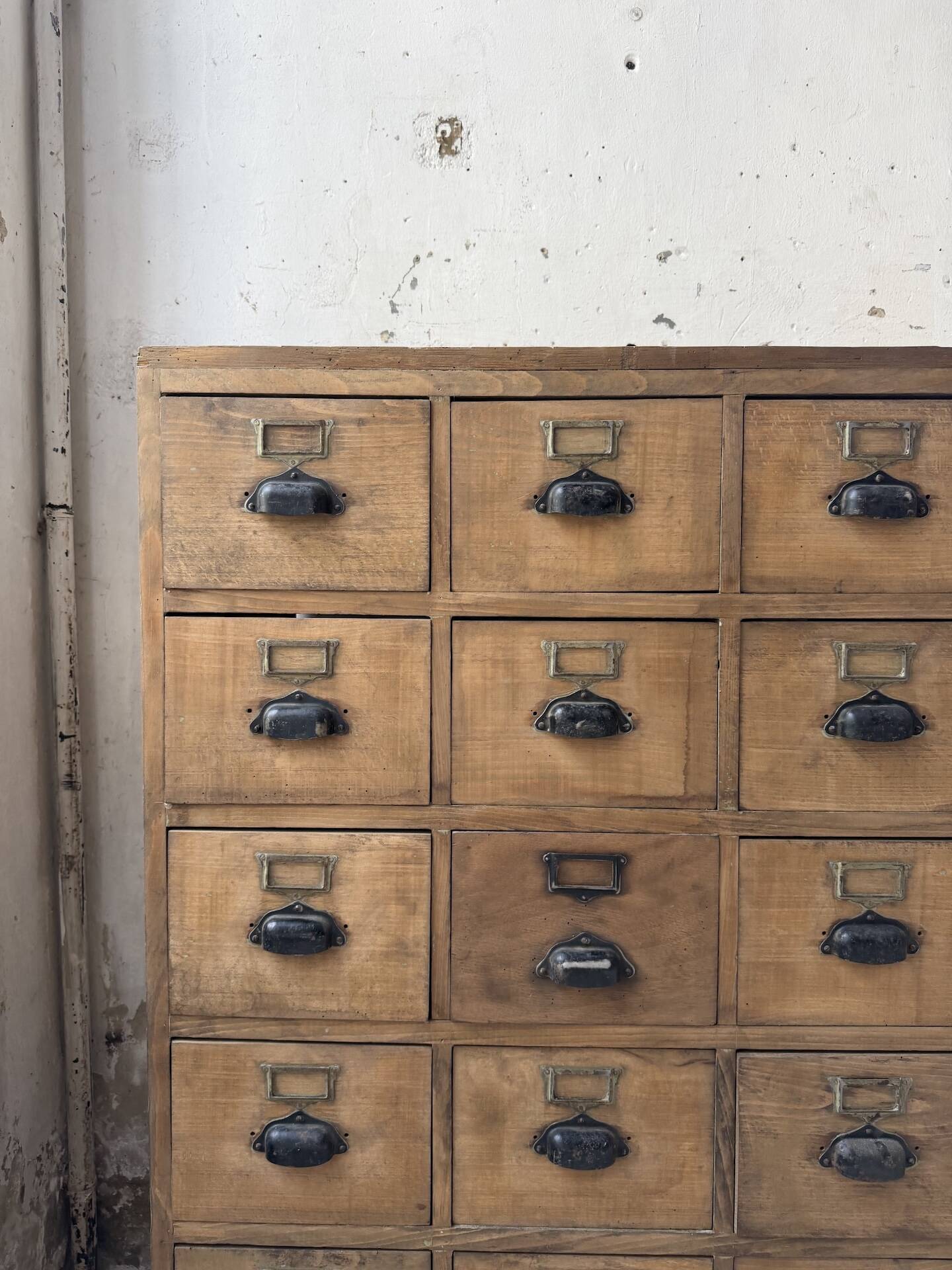 1950s pine workbench XL 160cm