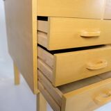 Desk Made In Beechwood From 1960s