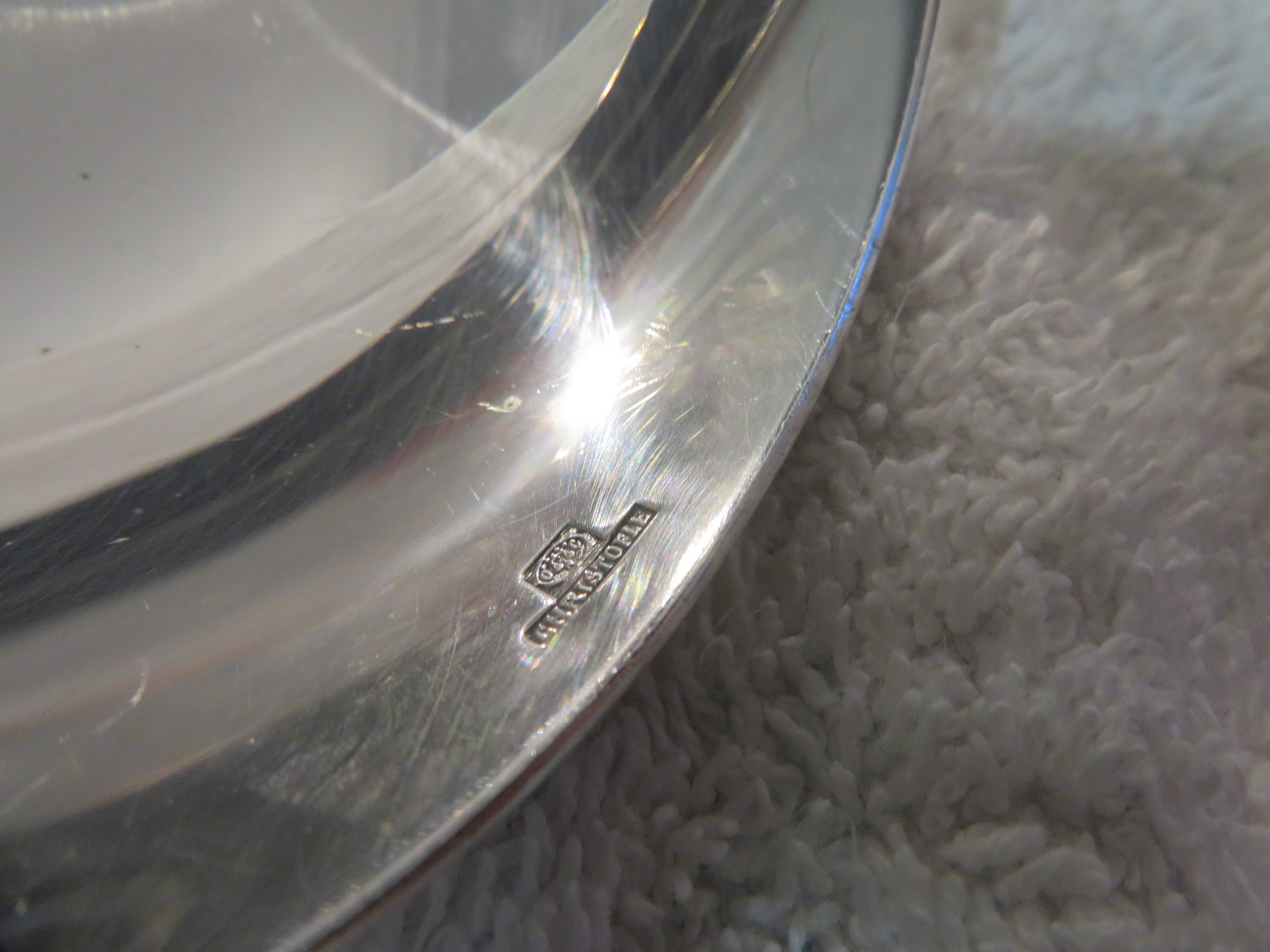 Christofle America silver plated soup ladle, 32.3cm