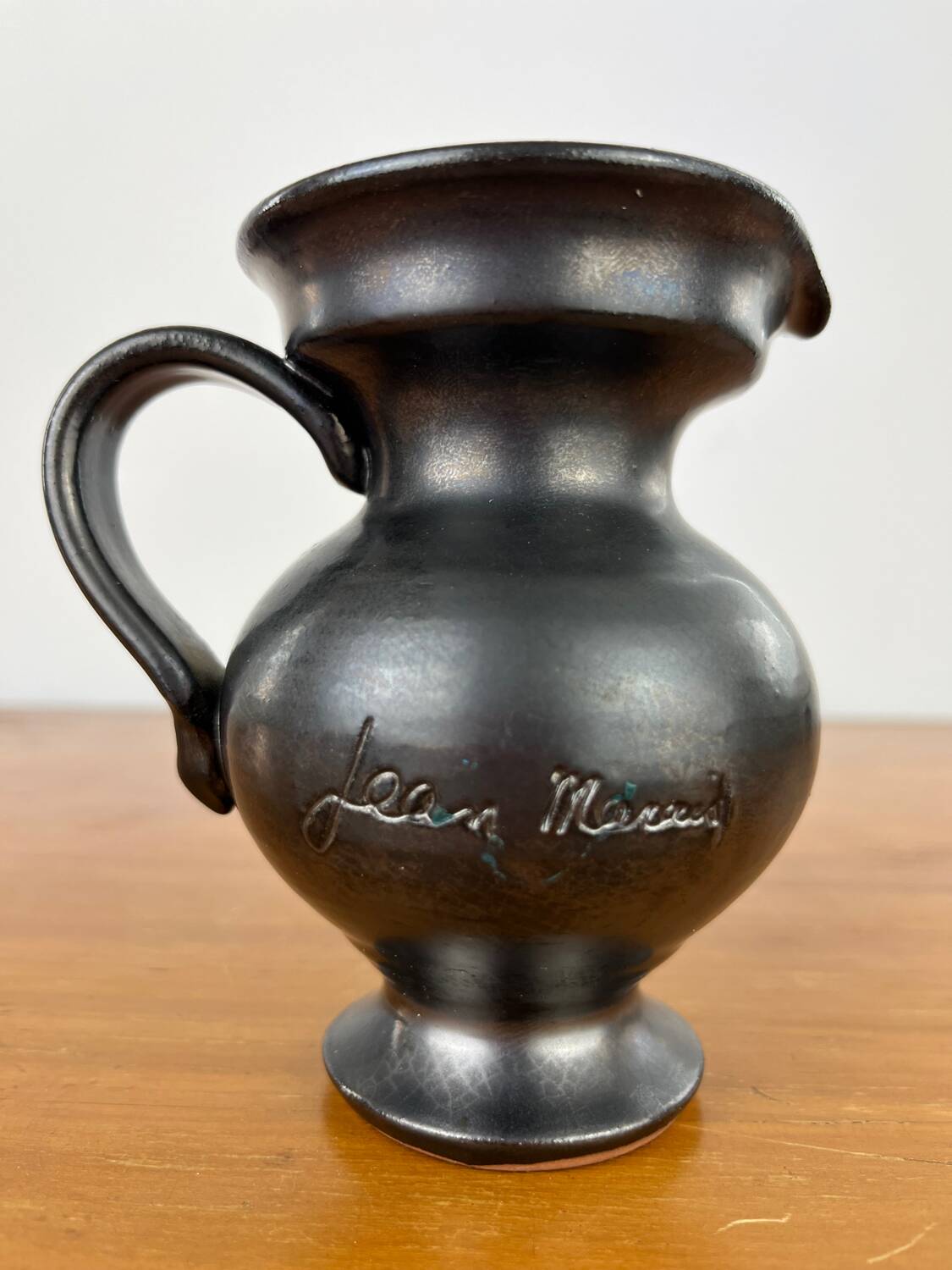Pitcher Jean Marais black ceramic
