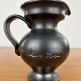 Pitcher Jean Marais black ceramic