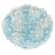 Small Barovier Toso Murano glass ceiling light, 1950s
