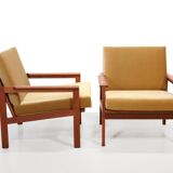 Ensemble de deux chaises Capella en teck par Illum Wikkelso