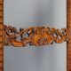 Antique coat rack in stained beech, Italy, 19th century.