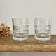 6 vintage Préfontaines whisky glasses