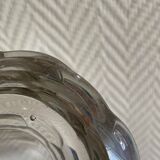 Glass vase signed Pierre d'Avesn honeycomb model