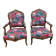 Paire de fauteuils style Louis XV
