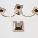 Vintage 1970 steel chandelier