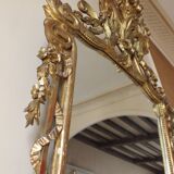 Magnificent gilded bronze mirror