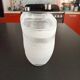 Vase triangulaire en verre mat