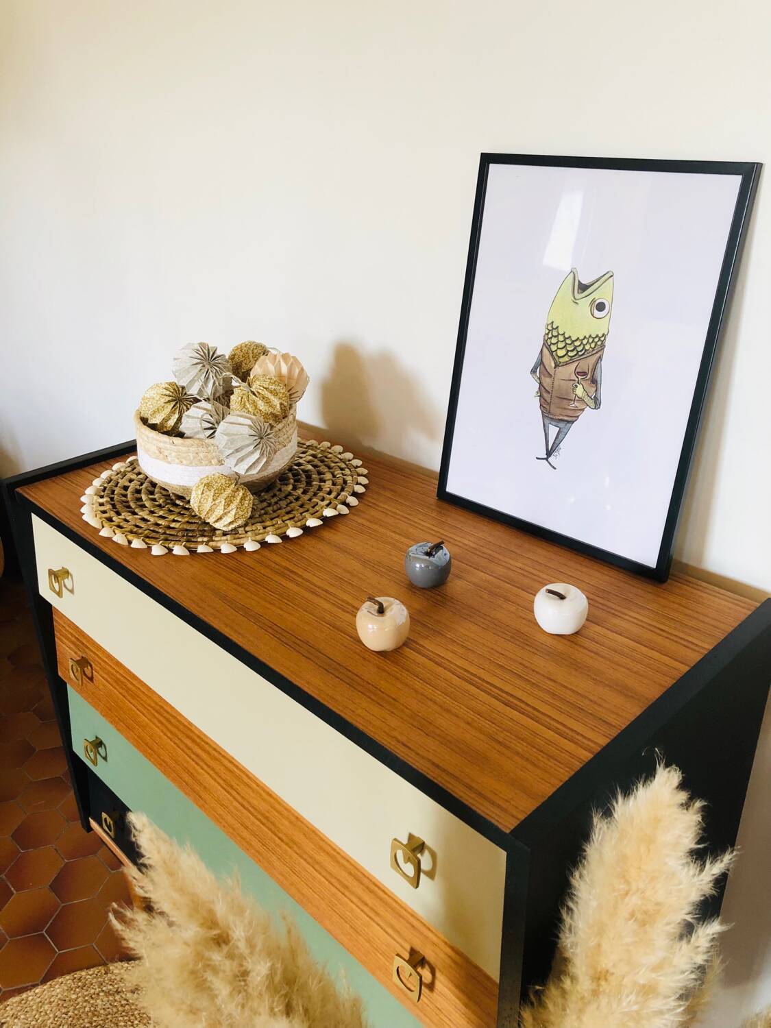 Vintage Scandinavian chest of drawers