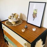 Vintage Scandinavian chest of drawers