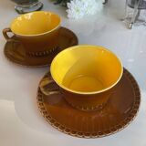 Head to head large cups digoin Sarreguemines 1920