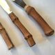 Bamboo cheese knives and butter knife