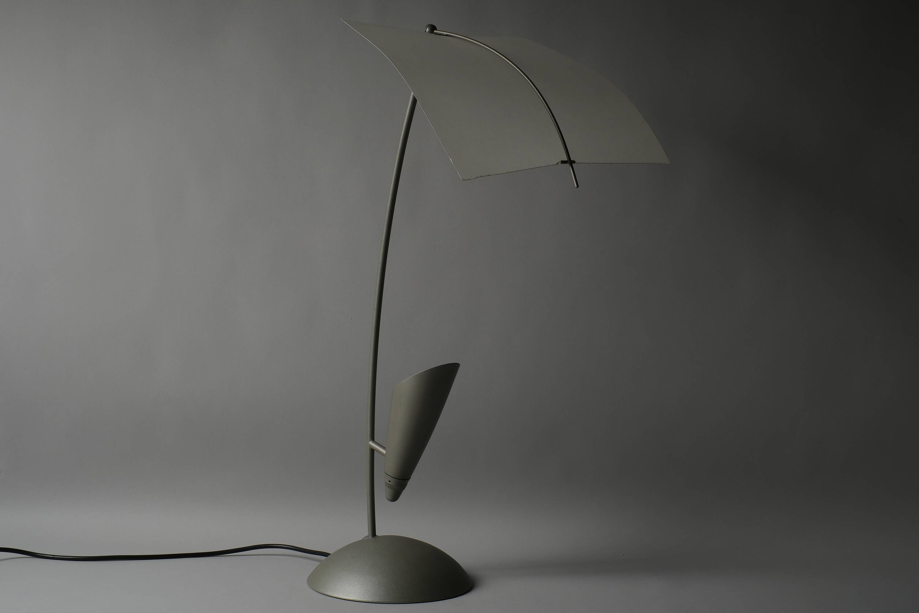 Lampe de table Rolf Benz Nuvola, acier, design sculptural, Allemagne
