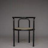 Set of 4 black 'Locus Solus' chairs by Gae Aulenti for Poltronova, 1960s