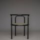 Set of 4 black 'Locus Solus' chairs by Gae Aulenti for Poltronova, 1960s