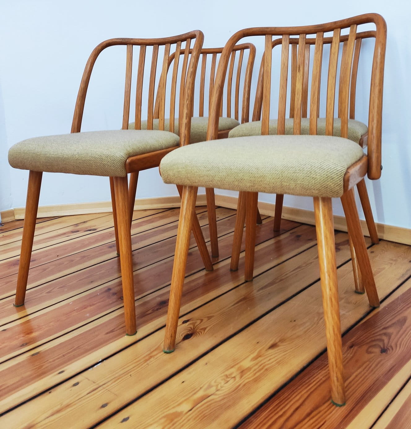 Set of Four Chairs by A. Suman for Tatra Nabytok, Czechoslovakia, 1960s