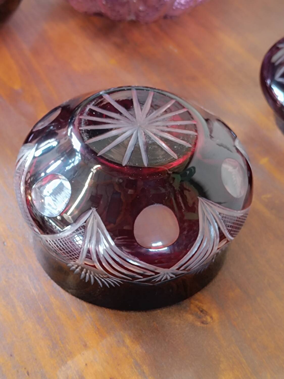 Bohemian Crystal Bonbonnière