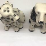 Pair of ceramic dogs