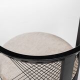 Set of four 'String' dining chairs by Niels Jørgen Haugesen for Tranekaer Furniture, Denmark 1990
