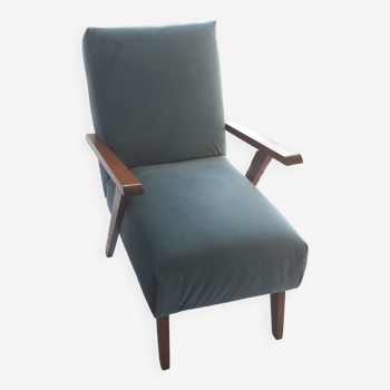 Armchair with seat redone