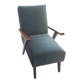 Armchair with seat redone