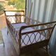 Baby wicker cot