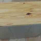 Industrial low metal furniture goes everywhere with wood top